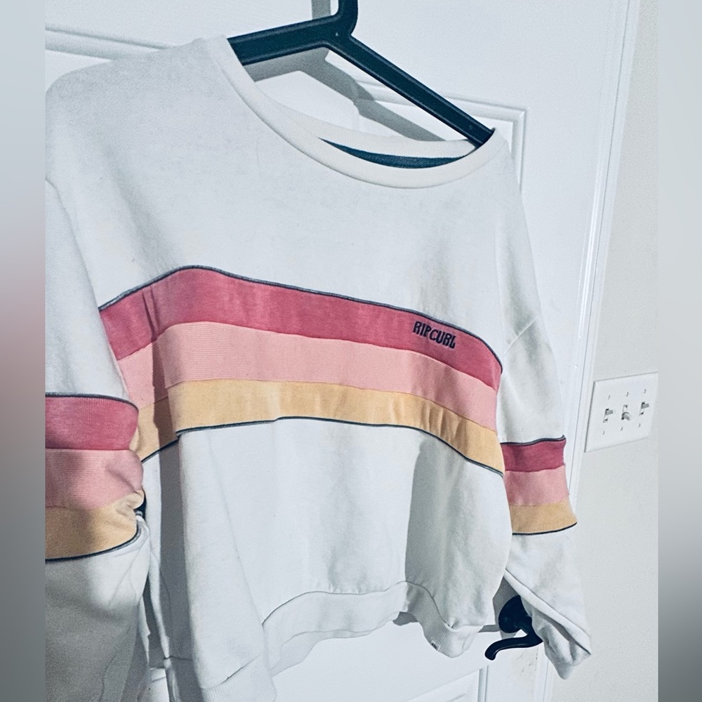 Rip curl crew crop sweatshirt. Size medium